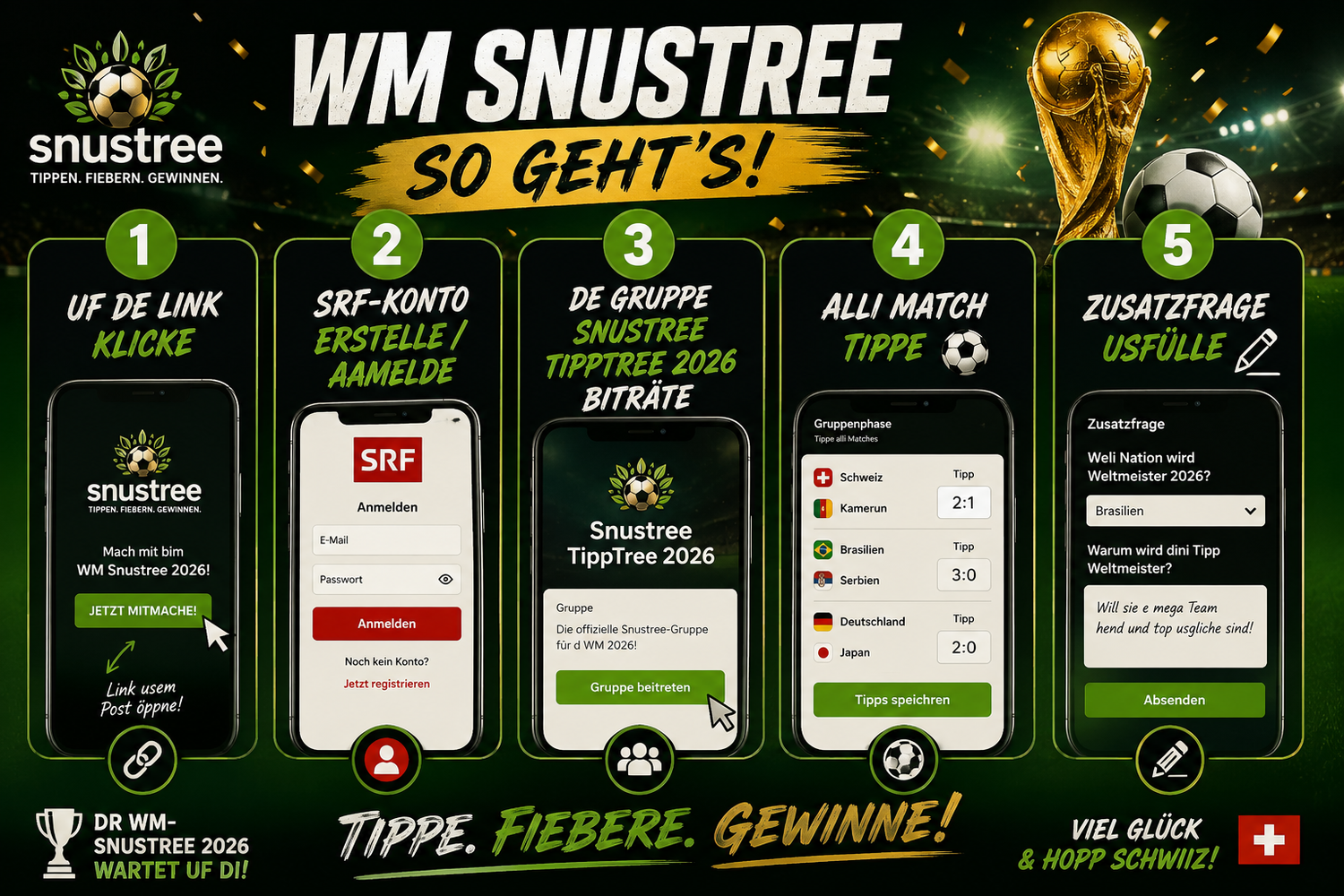 WM TIPPSPIEL von Snustree