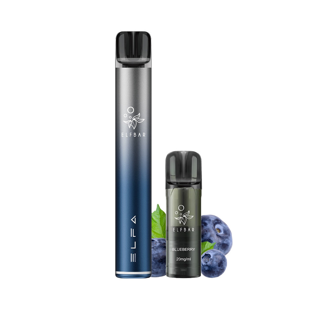ELFBAR Elfa Pro Kit 2ml Twilight Blue & Blueberry