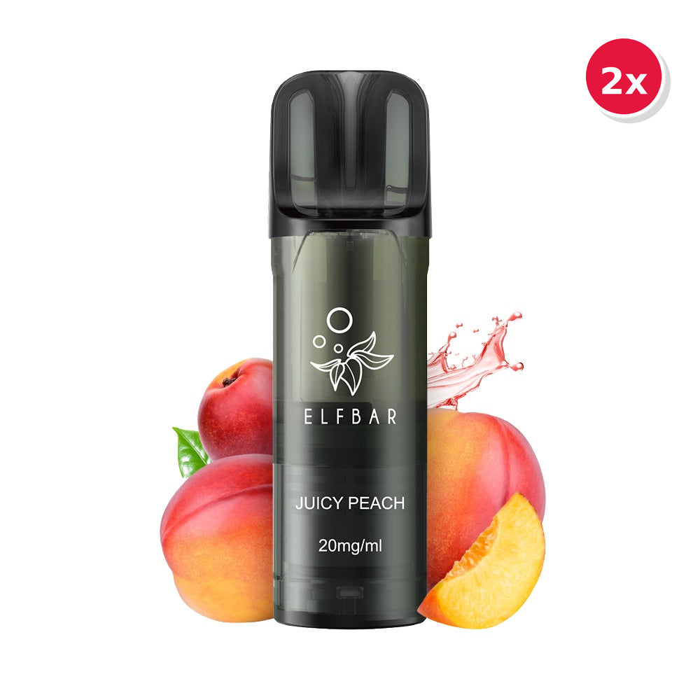 ELFBAR Elfa Pro Pods V2 2×2ml Juicy Peach