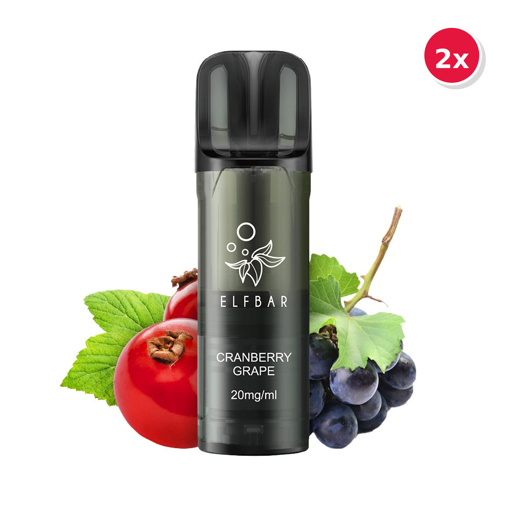 ELFBAR Elfa Pro Pods 2×2ml Cranberry Grape