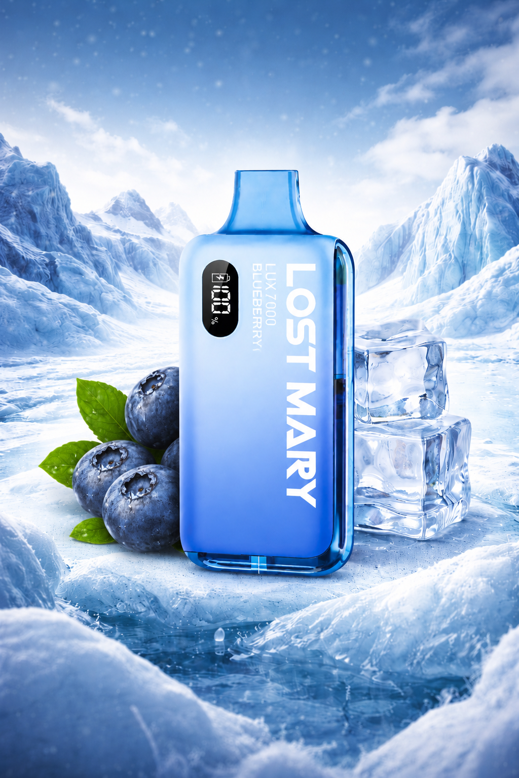 LOST MARY LUX 7000 Kit Blueberry Ice