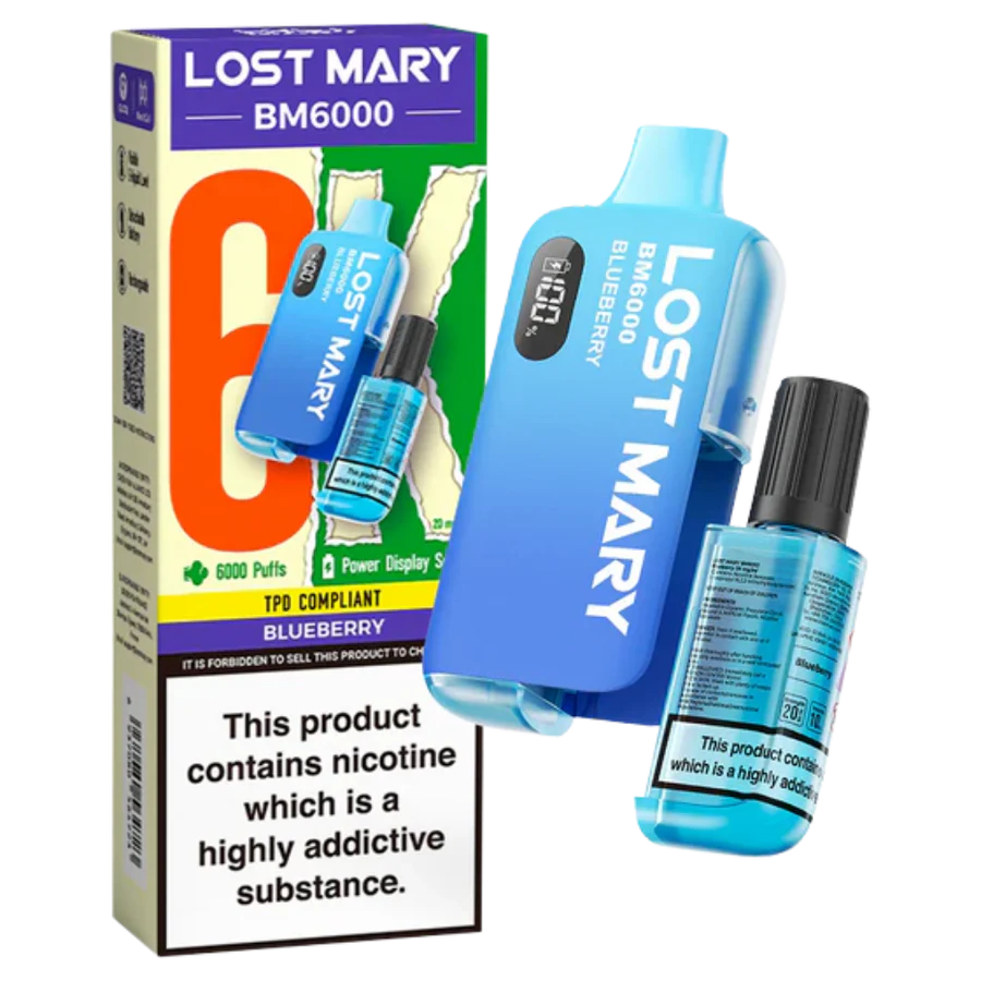LOST MARY BM6000 Mirtillo