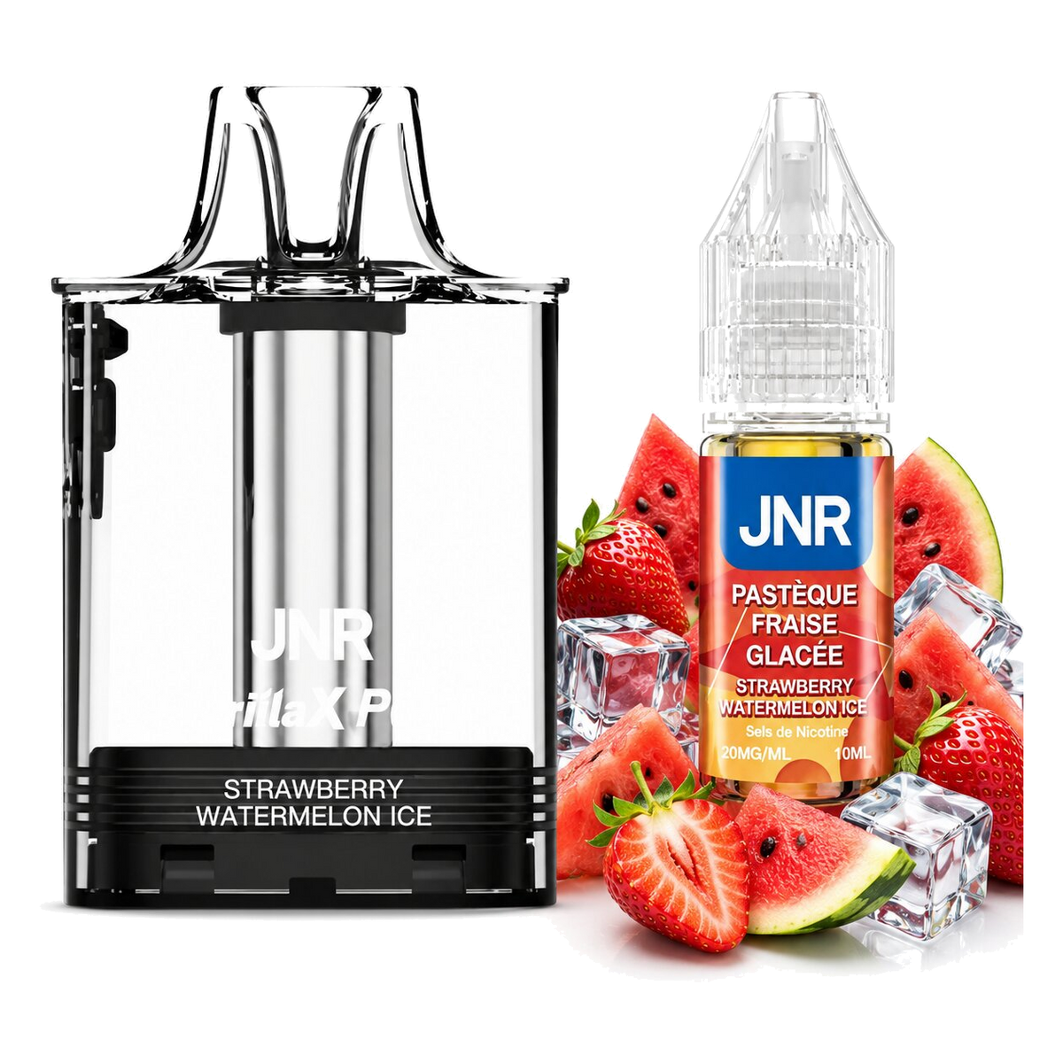 JNR Gorilla 43K Pod Strawberry Watermelon Ice – Ersatz-Pod mit Liquid-Flasche