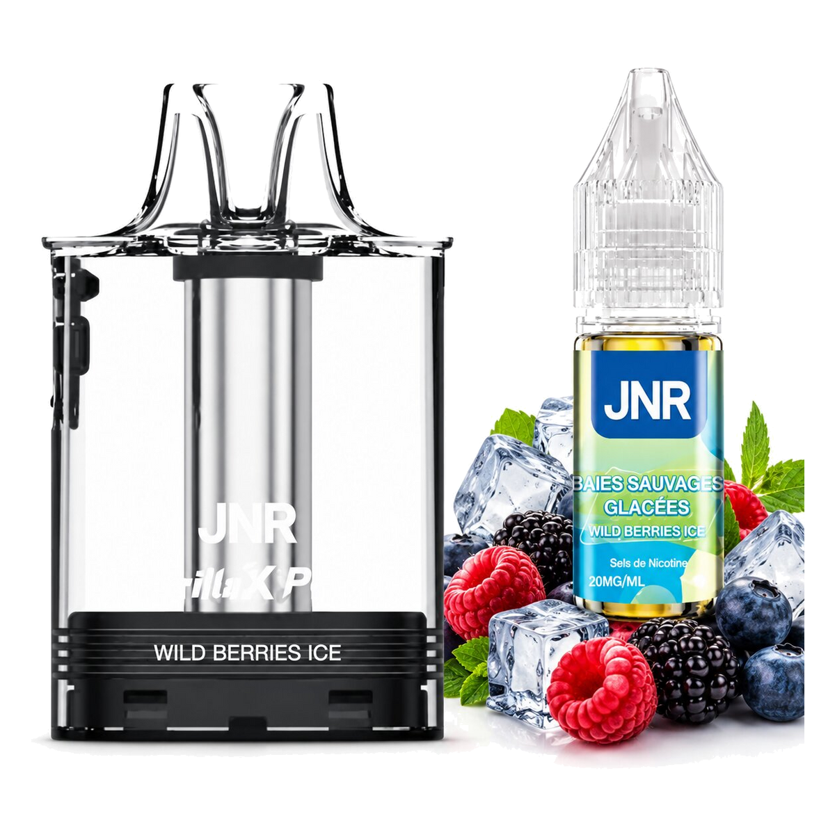 JNR Gorilla 43K Pod Wild Berries Ice – Ersatz-Pod mit Liquid-Flasche