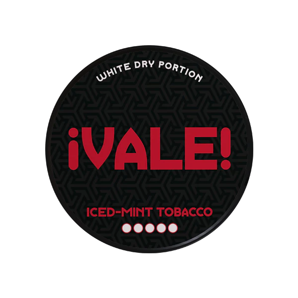 ¡VALE! Tabacco alla menta ghiacciata WDP (White Dry Portion)