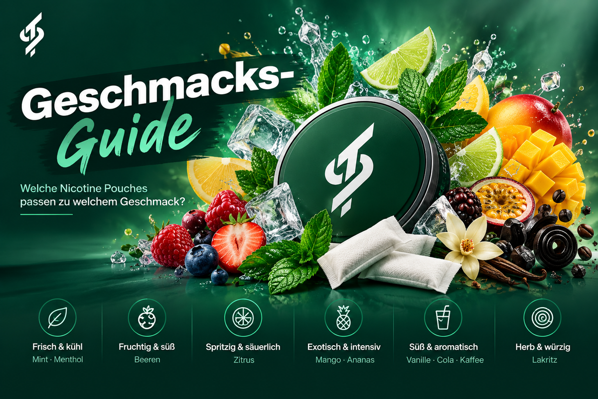 Nicotine Pouches Geschmack: Sorten & Aromen im Überblick