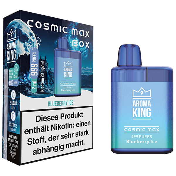 Aroma King Cosmic Max Box Blueberry Ice