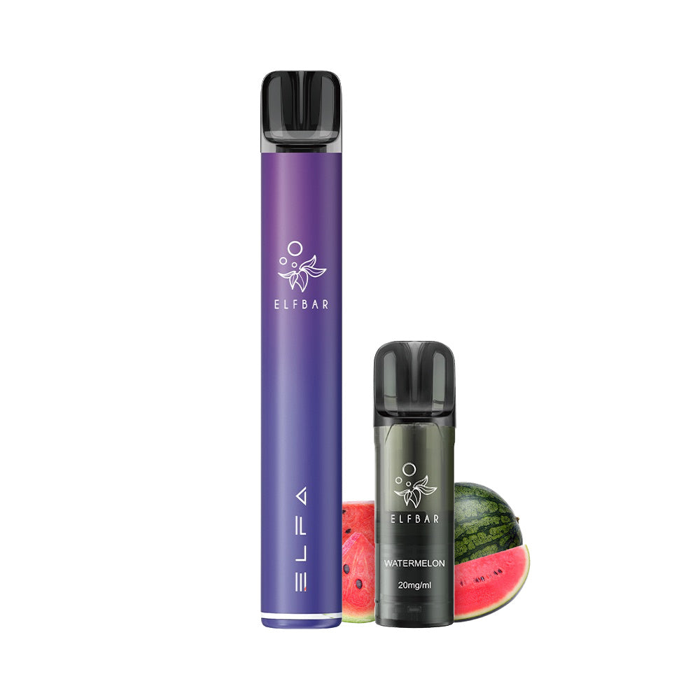 ELFBAR Elfa Pro Kit 2ml Aurora Purple & Watermelon