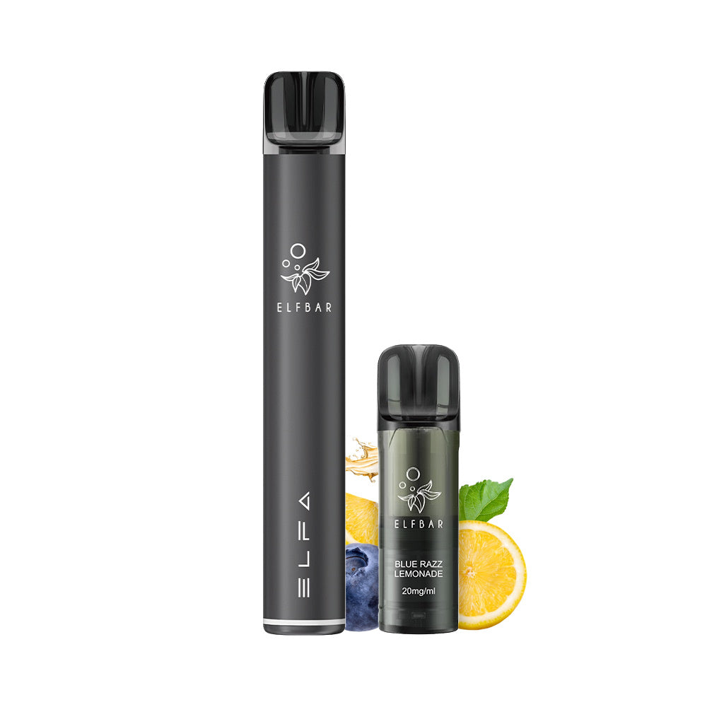 ELFBAR Elfa Pro Kit 2ml Black & Blue Razz Lemonade