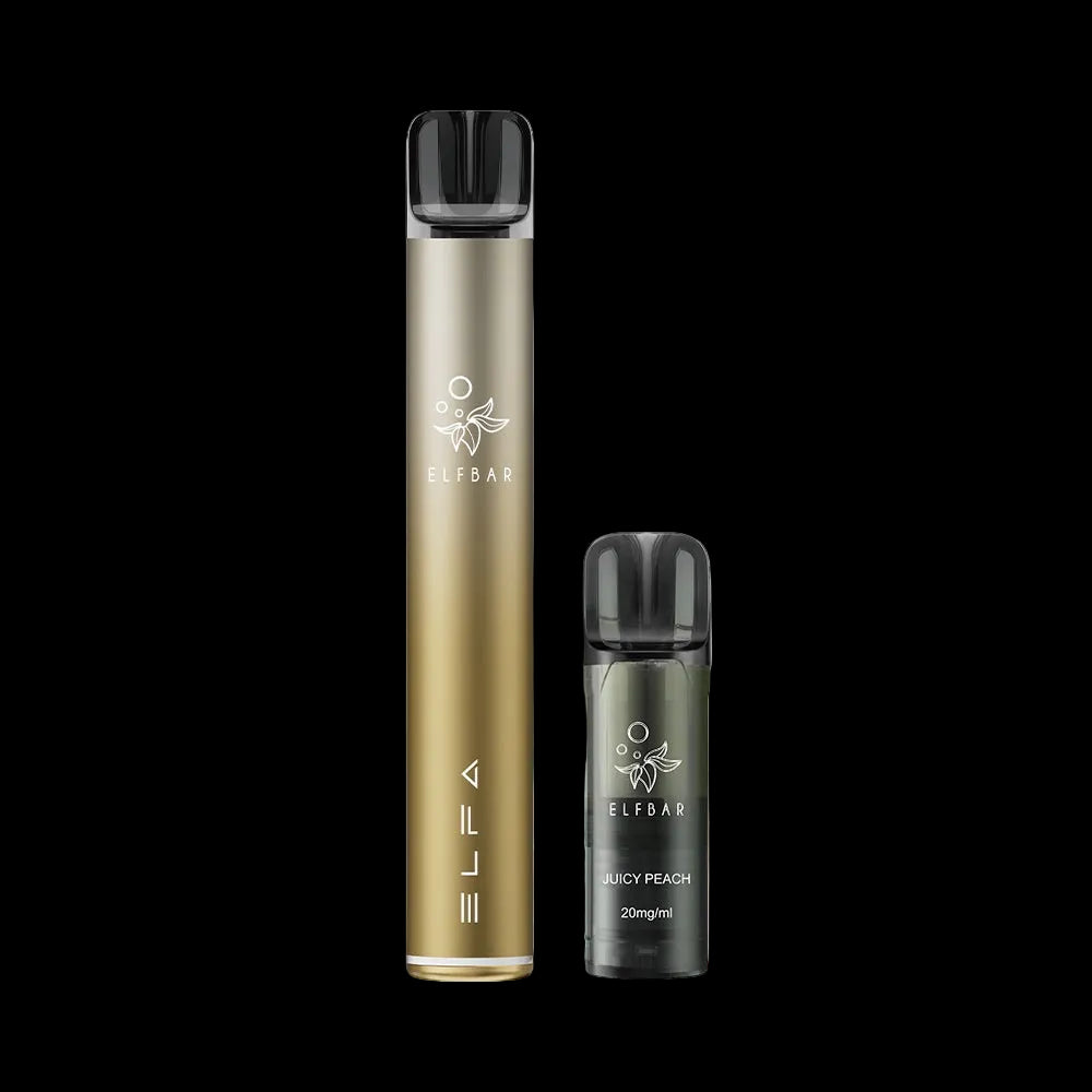 ELFBAR Elfa Pro Kit 2ml Dark Gold & Peach Ice