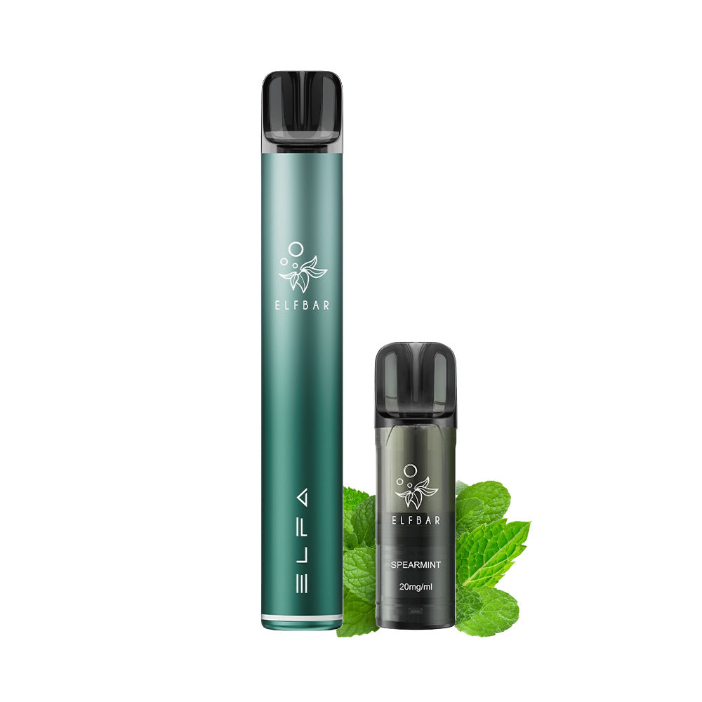 ELFBAR Elfa Pro Kit 2ml Twilight Cyan & Spearmint