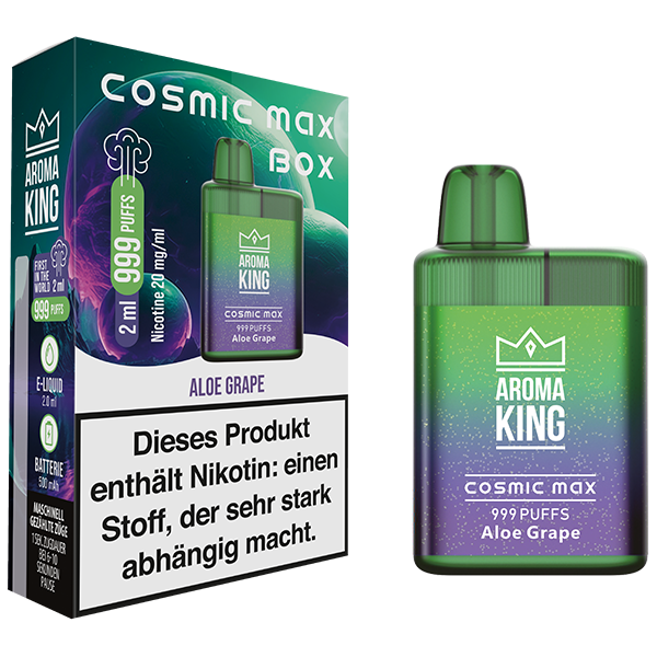 Aroma King Cosmic Max Box Aloe Grape