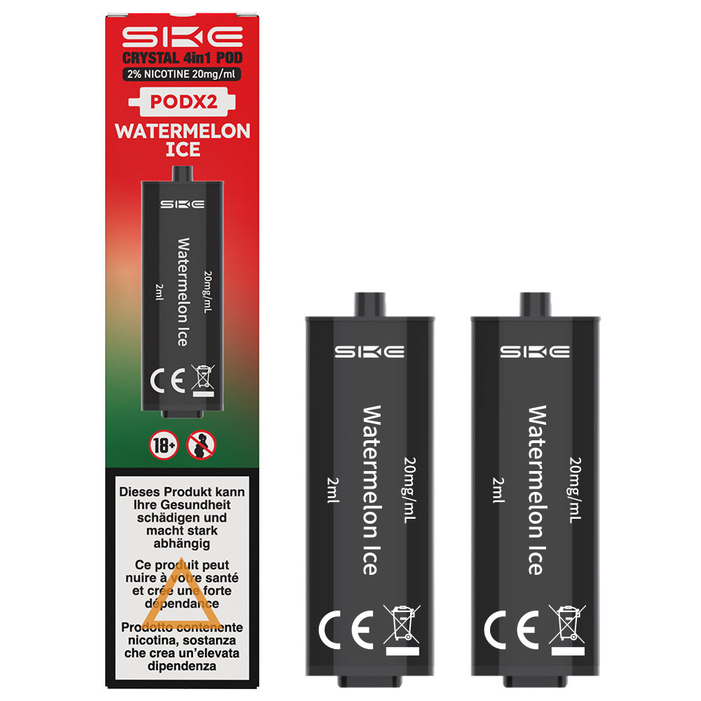SKE Crystal 2x2ml Pods (20mg) Watermelon Ice