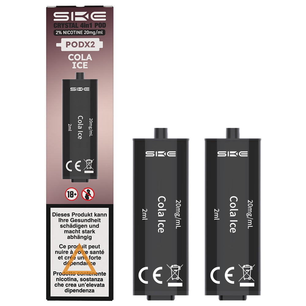 SKE Crystal 2x2ml Pods (20mg) Cola Ice