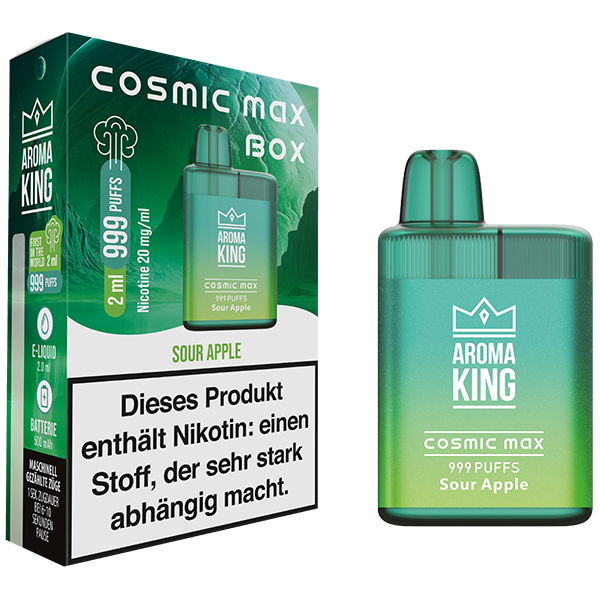 Aroma King Cosmic Max Box Sour Apple