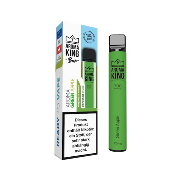 Aroma King Bar 700 Green Apple 20mg