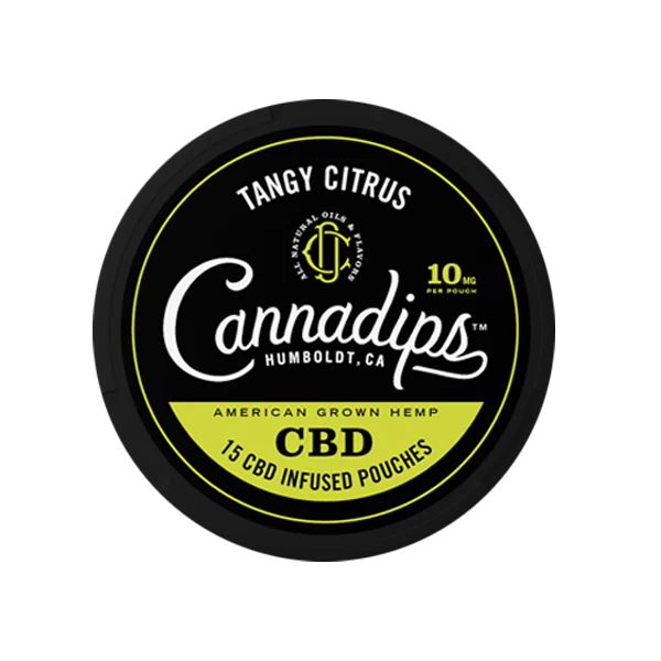 Cannadips Tangy Citrus 150mg (CBD Pouches)