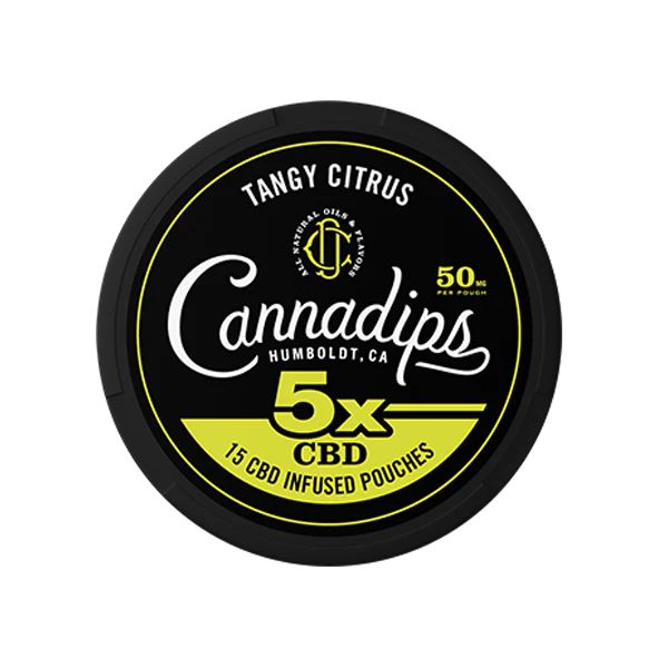 Cannadips Agrumes Piquants 150mg (Sachets CBD) 
