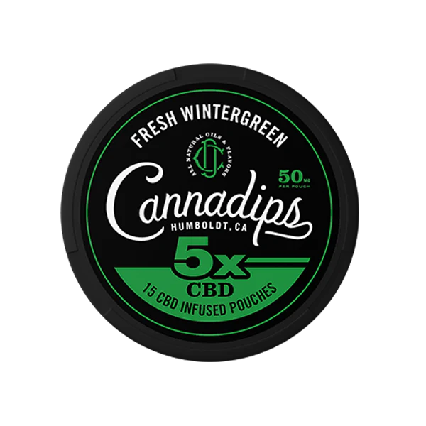 Cannadips Fresh Wintergreen 150mg (Sachets CBD) 