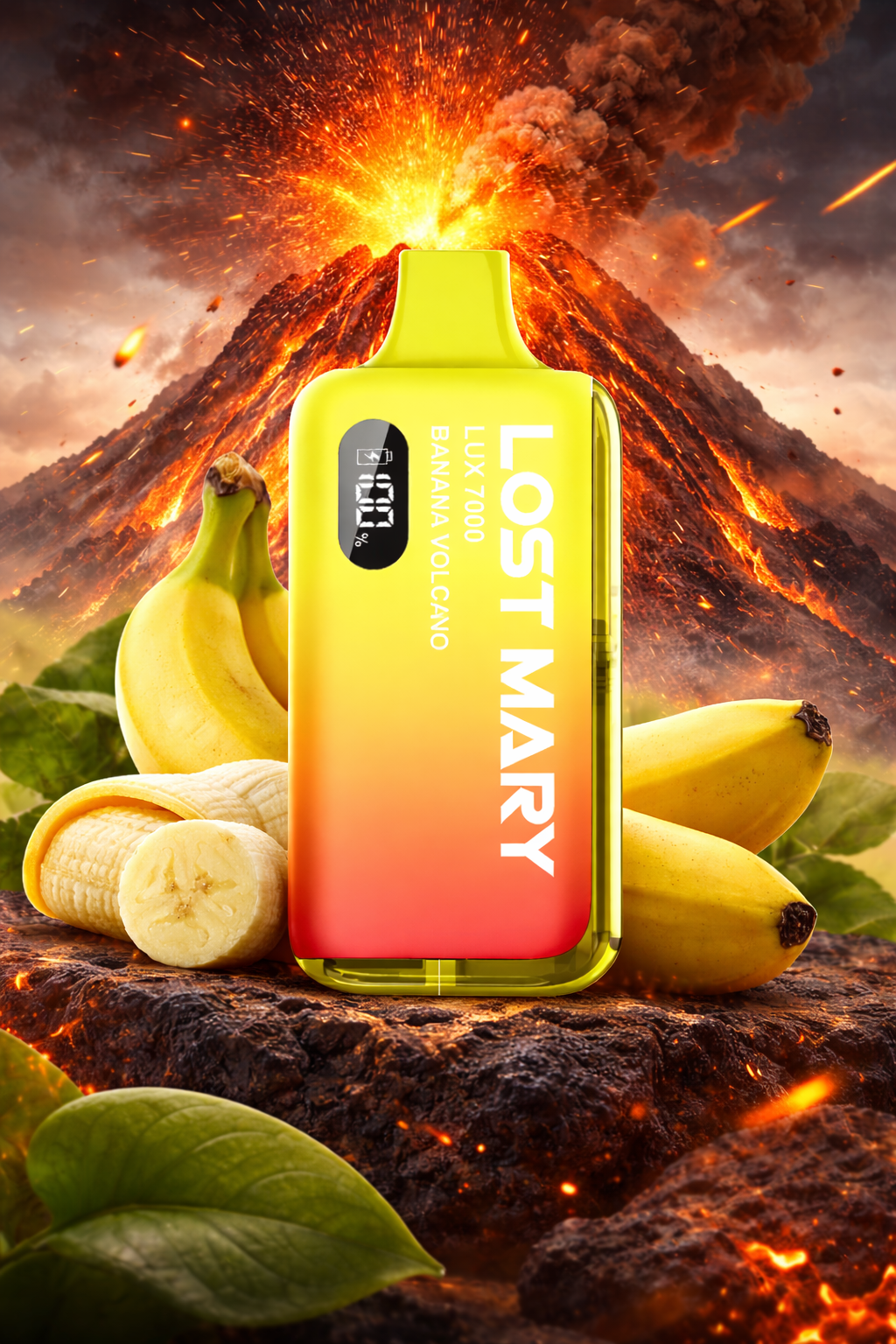 LOST MARY LUX 7000 Kit Banana Volcana