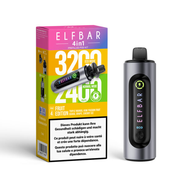 ELFBAR 4 in 1 inkl. Pods Fruit Edition