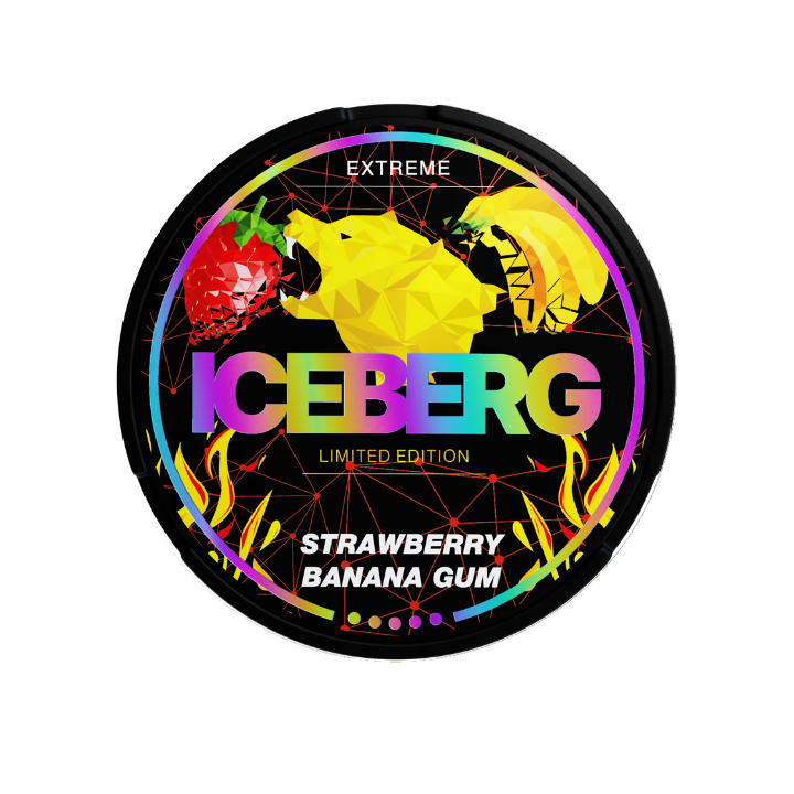 Iceberg Strawberry Banana Gum