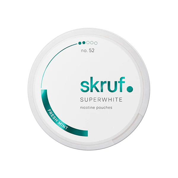 Skruf Super White Fresh Mint No.52 AW (All White)
