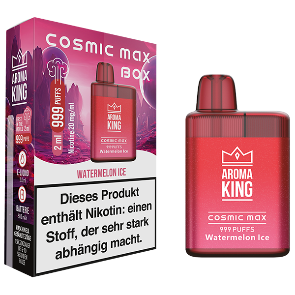 Aroma King Cosmic Max Box Watermelon Ice