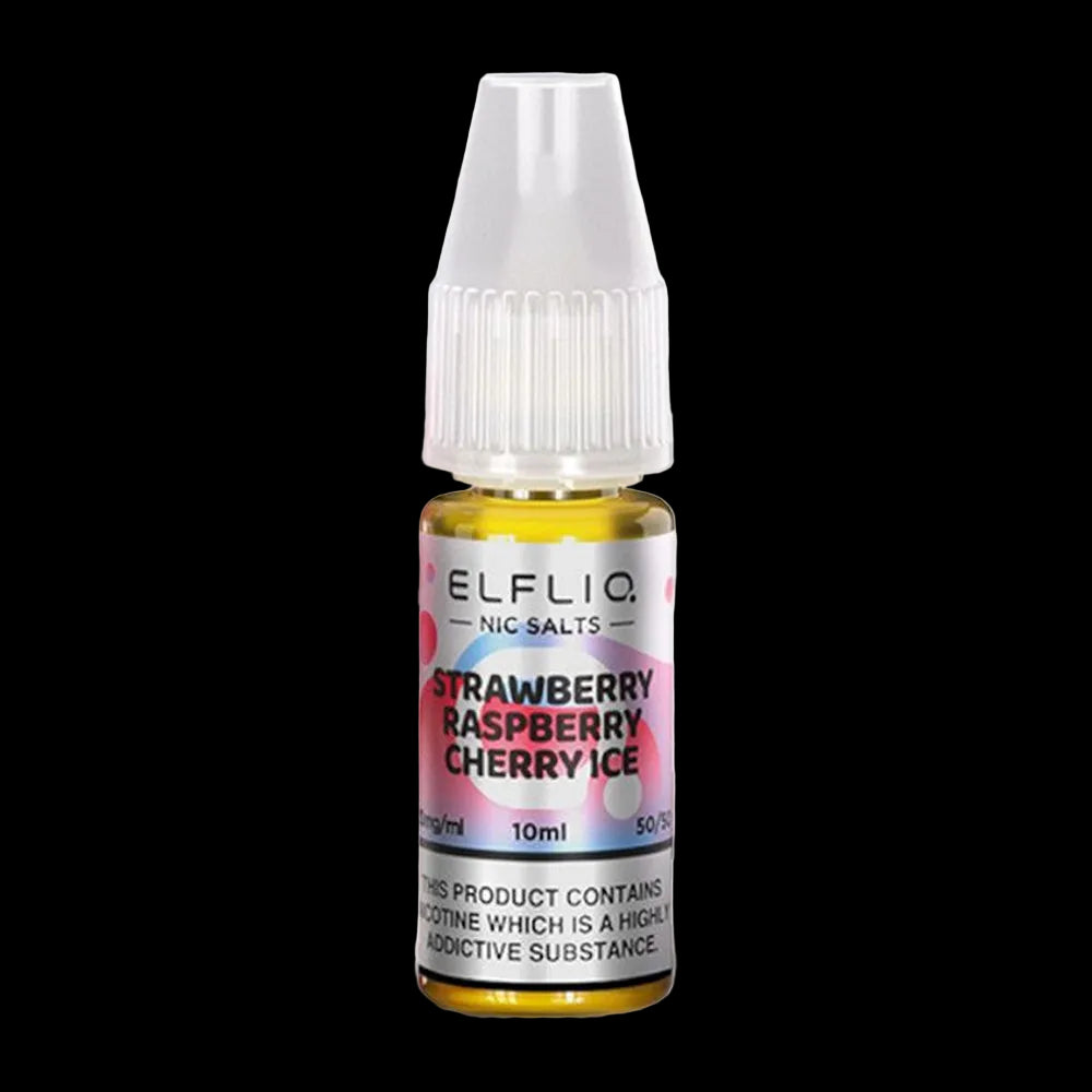 ELFBAR ELFLIQ Liquid 20mg 10ml Strawberry Raspberry Cherry Ice