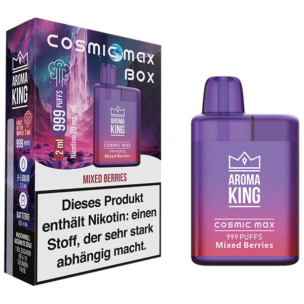 Aroma King Cosmic Max Box Mixed Berries