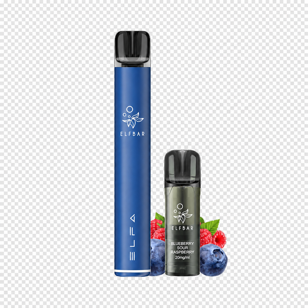 ELFBAR Elfa Pro Kit 2ml Navy Blue & Blueberry Sour Raspberry