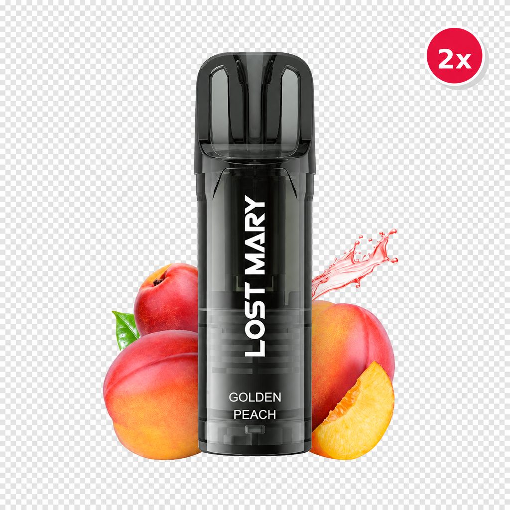 LOST MARY WAVI Pods 2×2ml Golden Peach