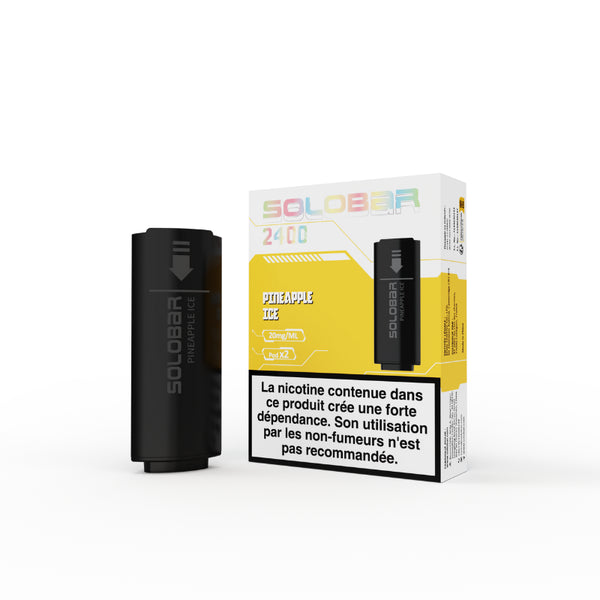 Solobar 2x2ml Pods (20mg) Pineapple Ice