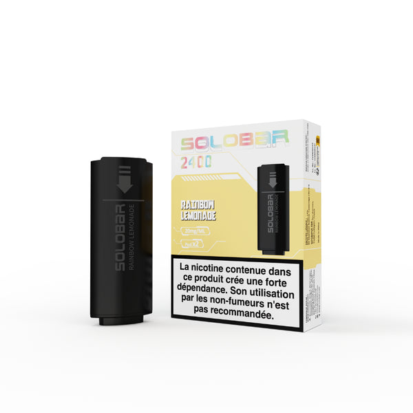 Solobar 2x2ml Pods (20mg) Rainbow Lemonade