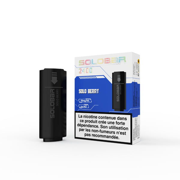 Solobar 2x2ml Pods (20mg) Solo Berry