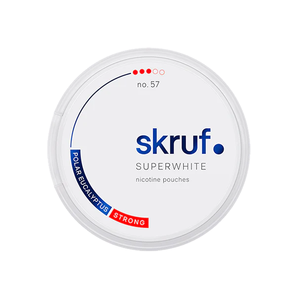 Skruf Super White Polar Eucalyptus Strong No.57 AW (All White)