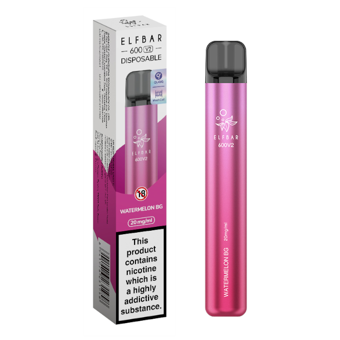 ELFBAR 600 V2 Watermelon Bubble Gum